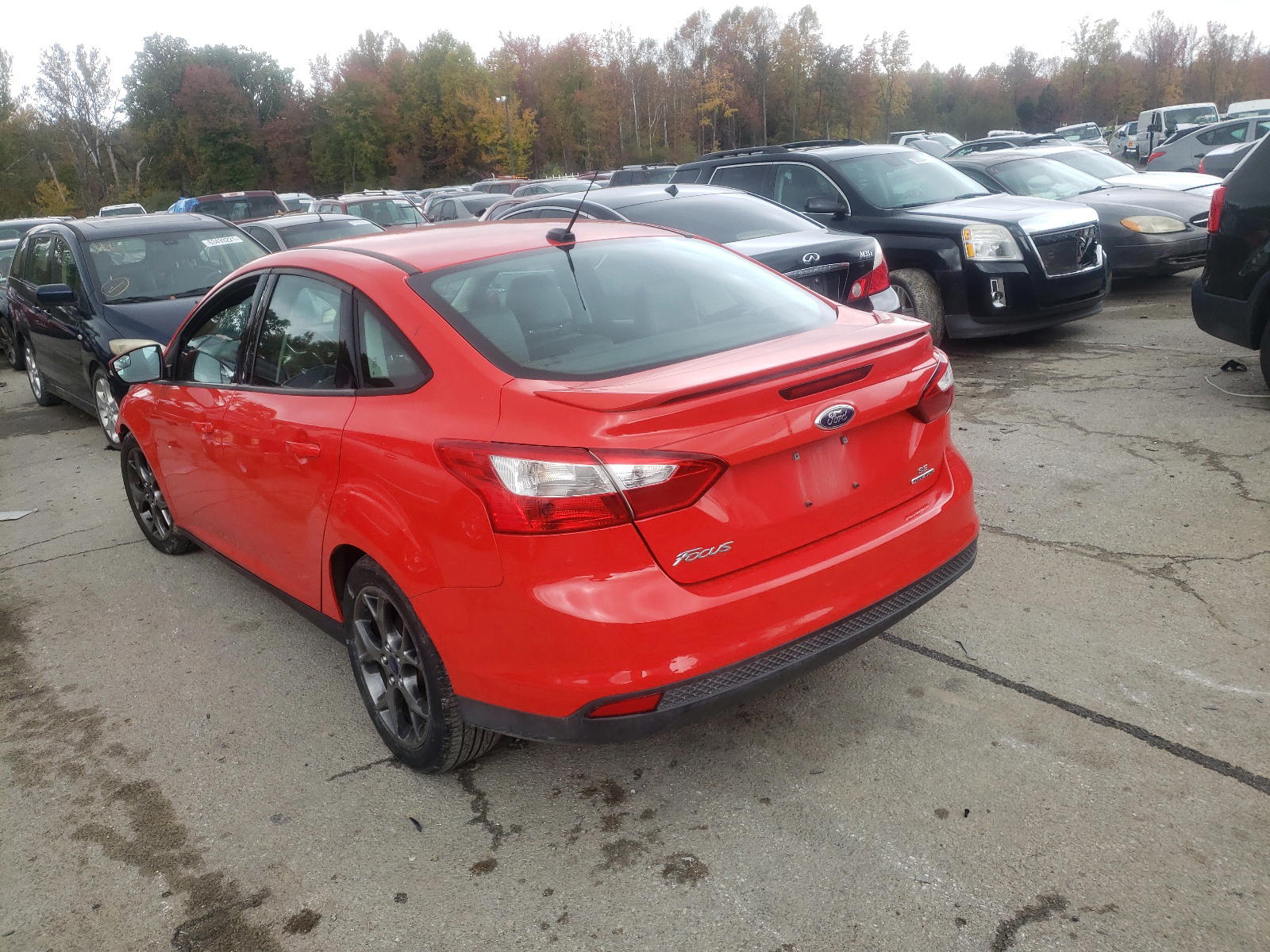 Photo 3 from auction – 2014 FORD FOCUS SE with VIN 1FADP3F25EL333376