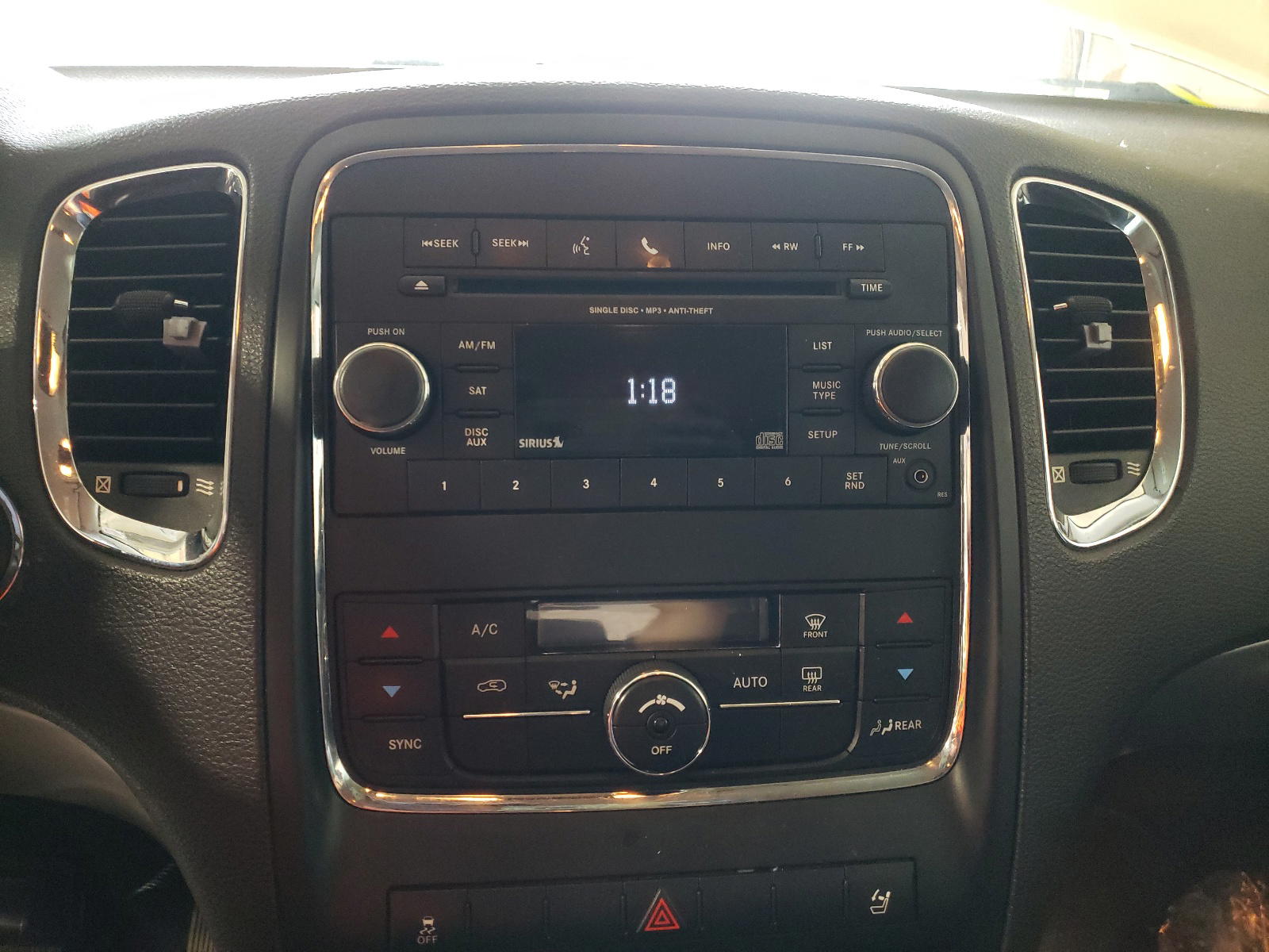 Photo 9 from auction – 2012 DODGE DURANGO SX with VIN 1C4RDJAG7CC100516