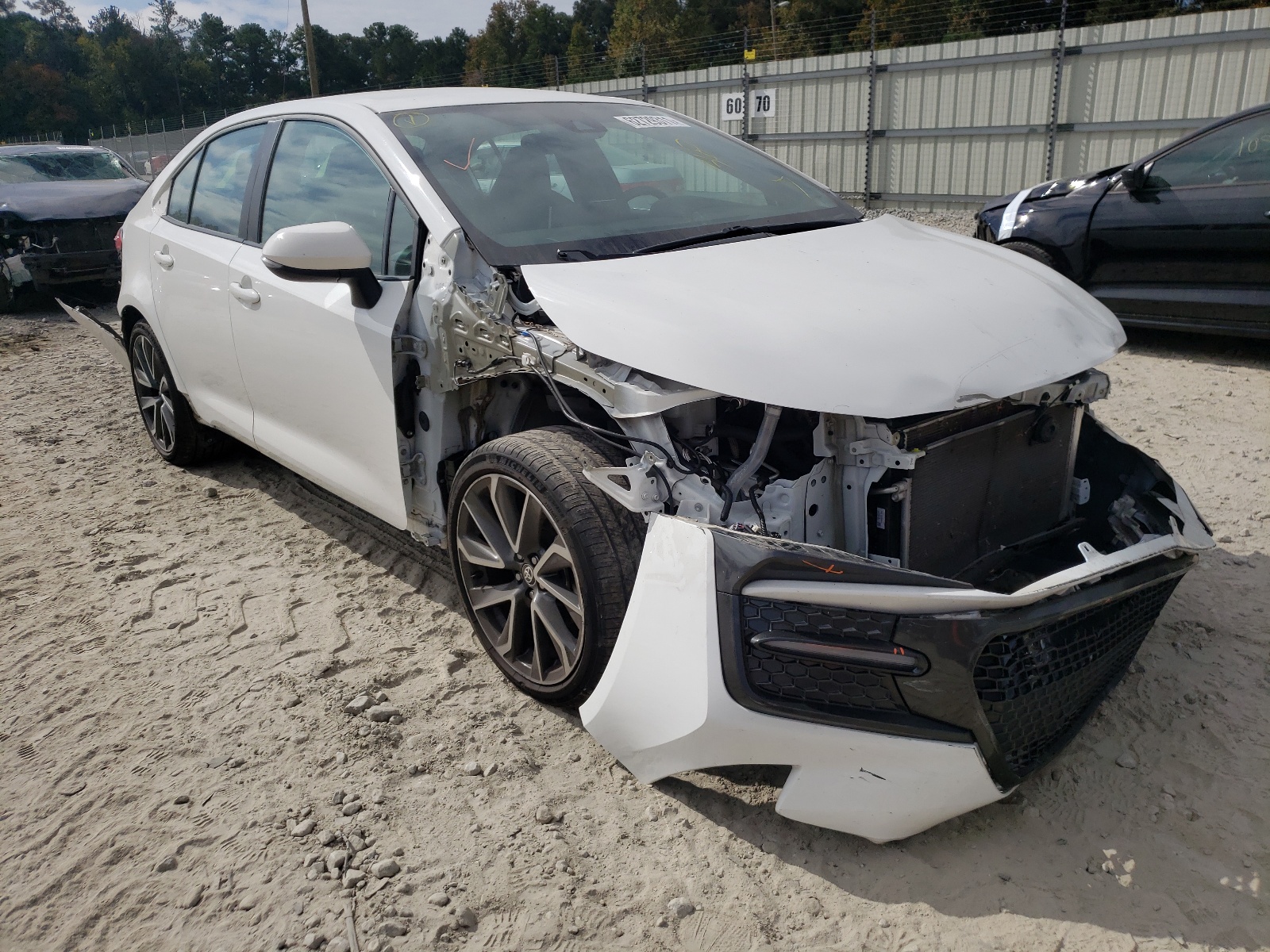 TOYOTA COROLLA SE 2020 with VIN 5YFS4RCE3LP026501 - Photo from auction