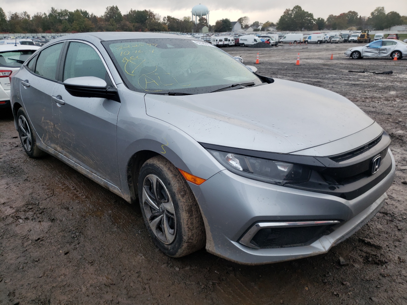 Photo 1 from auction – 2019 HONDA CIVIC LX with VIN 19XFC2F60KE200119