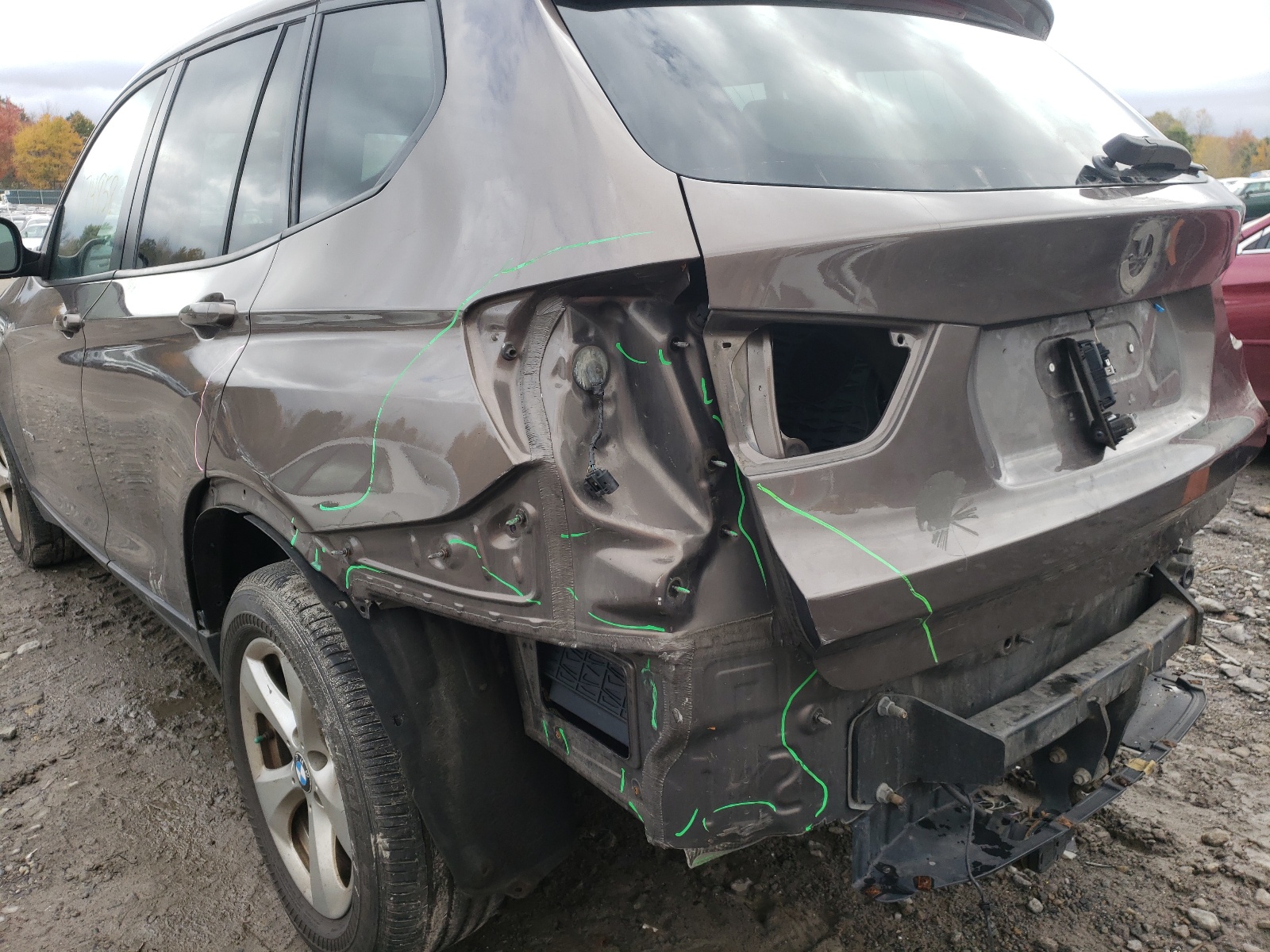 Photo 9 from auction – 2011 BMW X3 XDRIVE2 with VIN 5UXWX5C5XBL703373