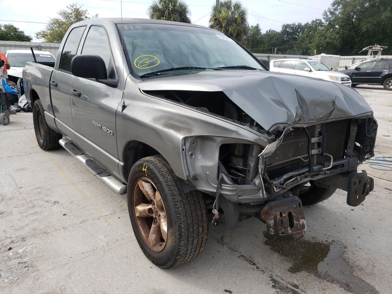 DODGE RAM 2007 with VIN 1D7HA18P27J634377 - Photo from auction