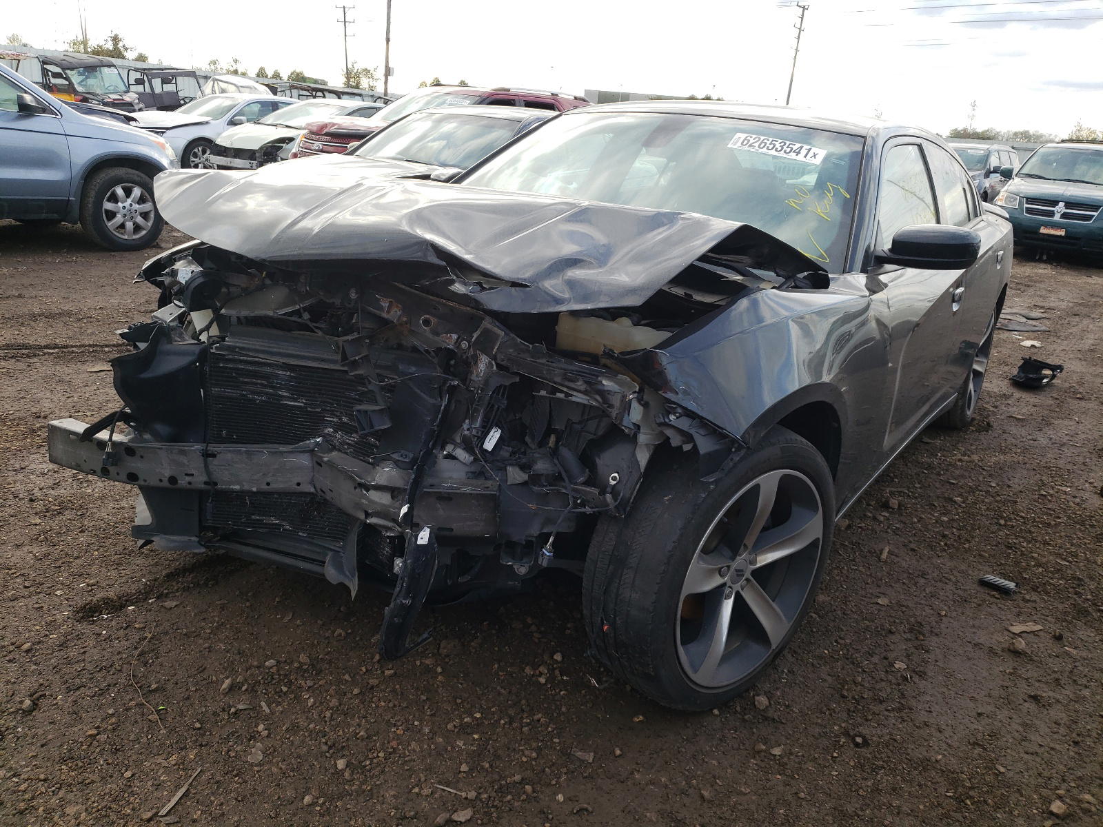 Photo 2 from auction – 2017 DODGE CHARGER SX with VIN 2C3CDXHG3HH667152