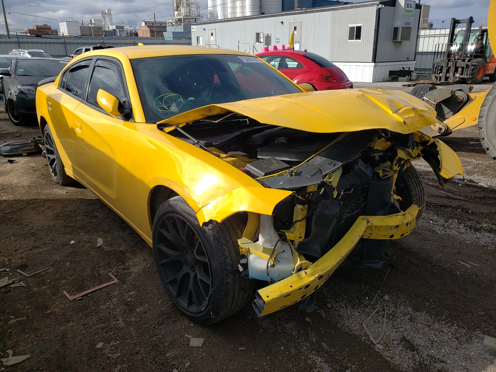 DODGE CHARGER SX 2018 with VIN 2C3CDXHG4JH162761 - Photo from auction