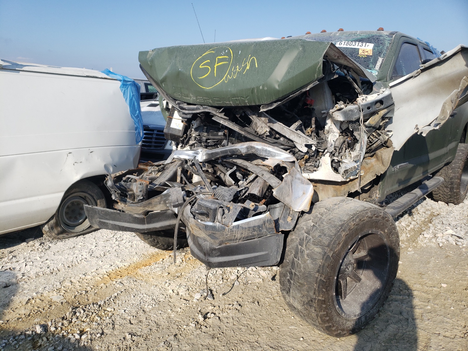 Photo 9 from auction – 2017 FORD F250 SUPER with VIN 1FT7W2BT7HEB20022