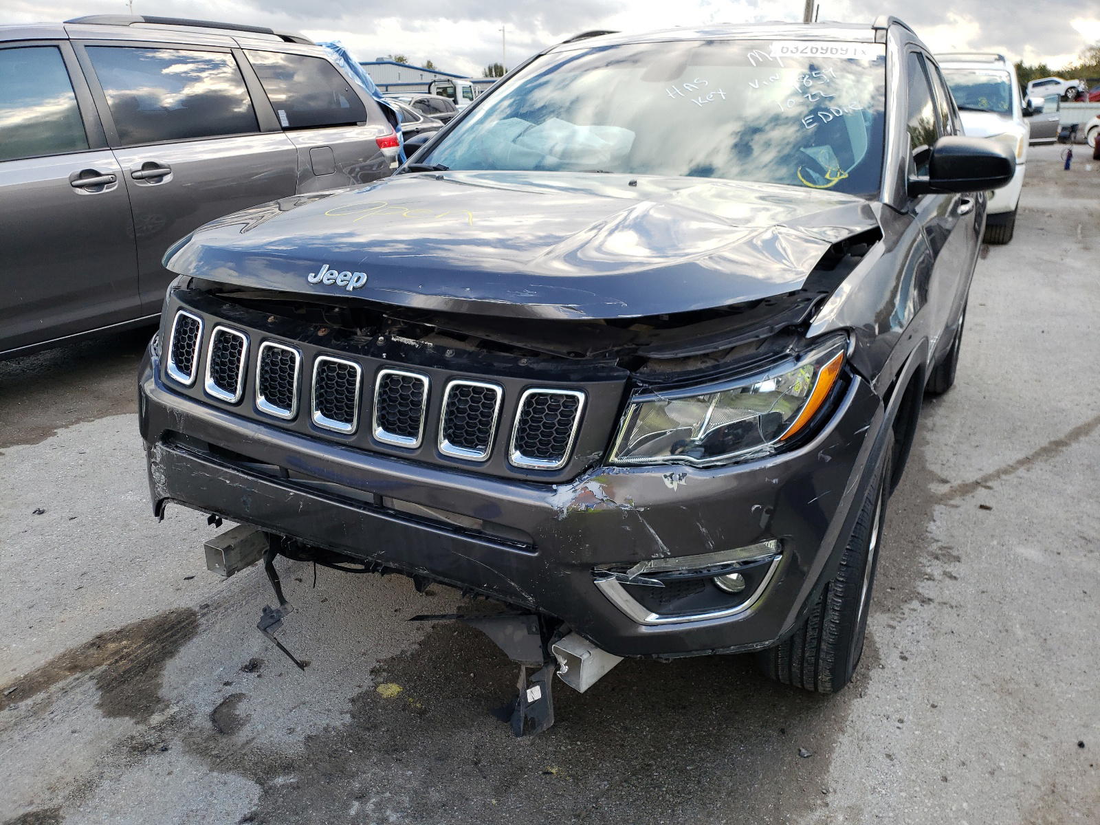 Photo 9 from auction – 2018 JEEP COMPASS SP with VIN 3C4NJCAB5JT254859