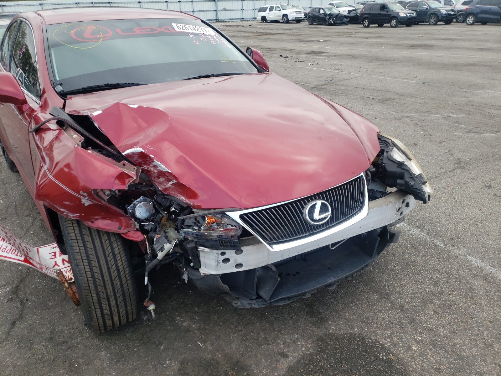 Photo 9 from auction – 2008 LEXUS IS 250 with VIN JTHBK262485078673