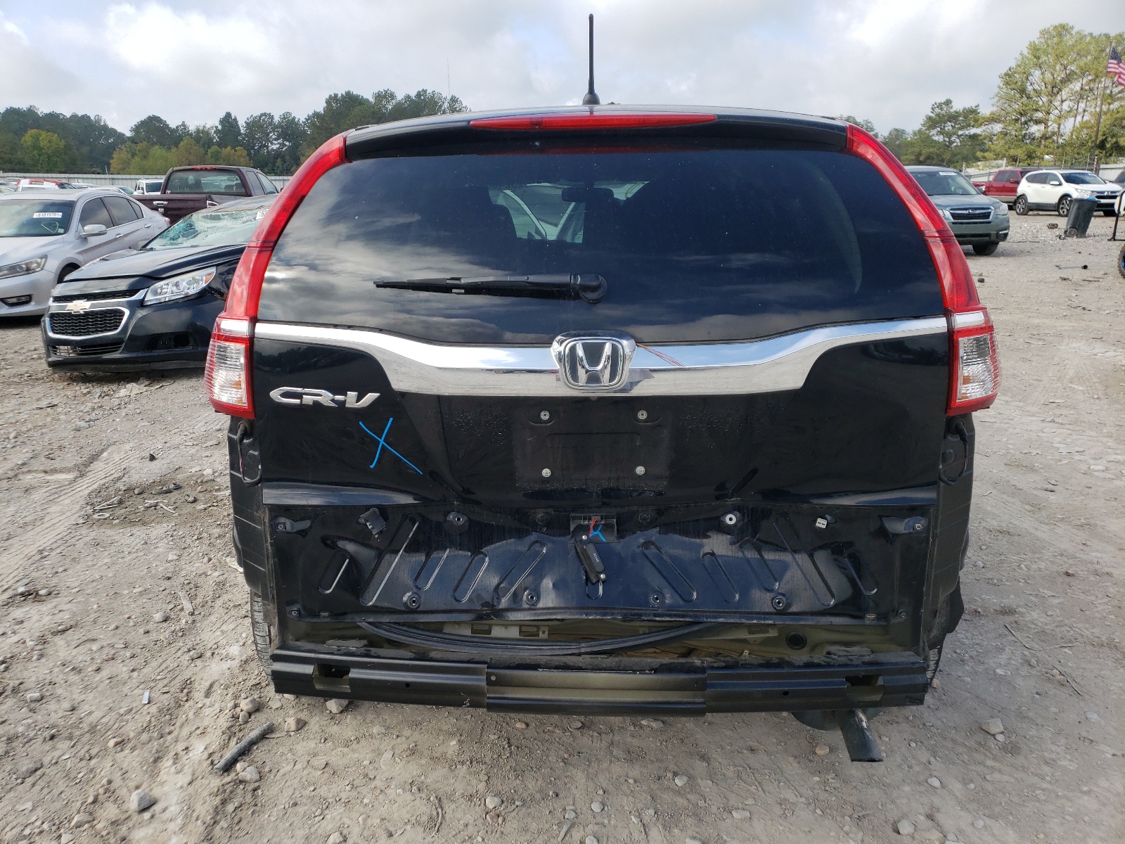 Photo 9 from auction – 2016 HONDA CR-V SE with VIN 2HKRM3H44GH551744