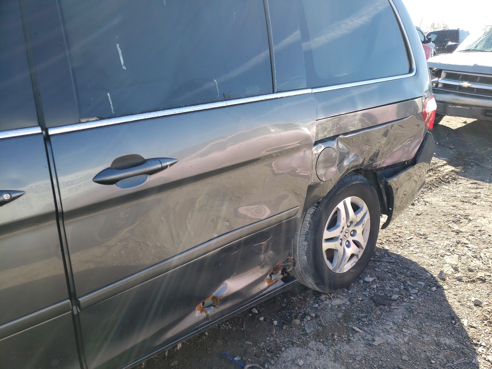 Photo 9 from auction – 2007 HONDA ODYSSEY EX with VIN 5FNRL38797B460710