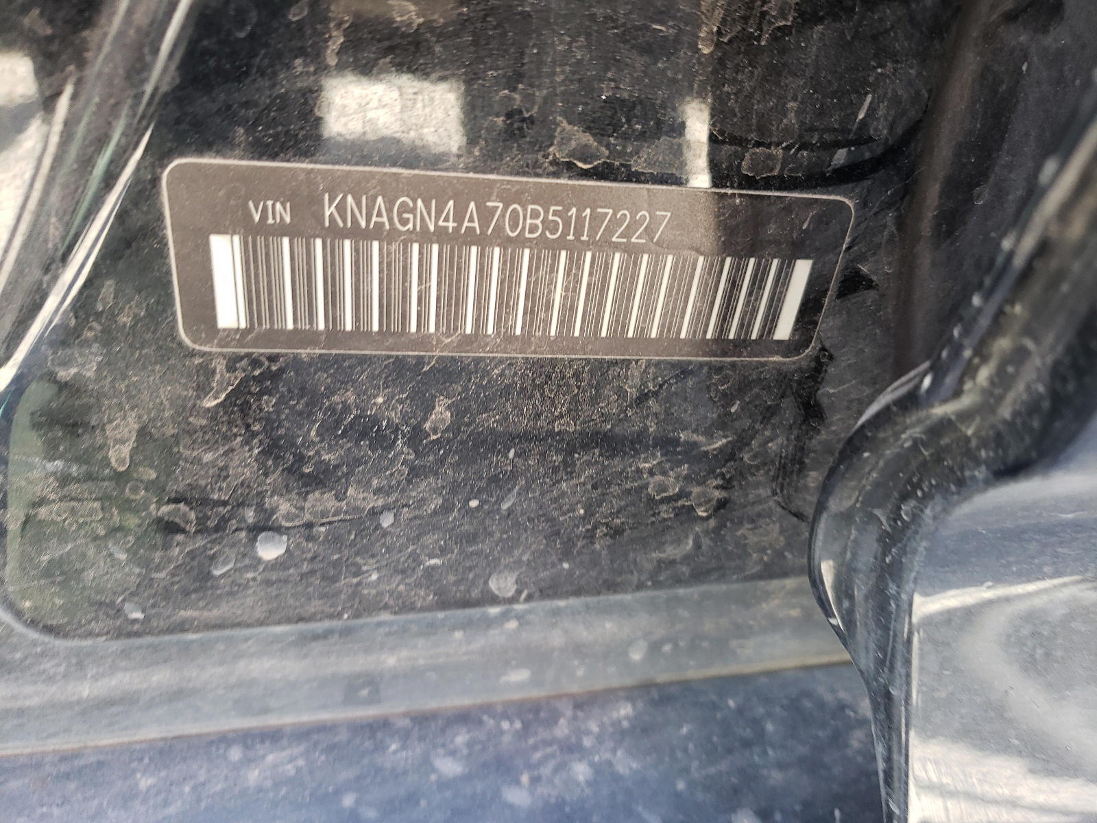 Photo 10 from auction – 2011 KIA OPTIMA EX with VIN KNAGN4A70B5117227