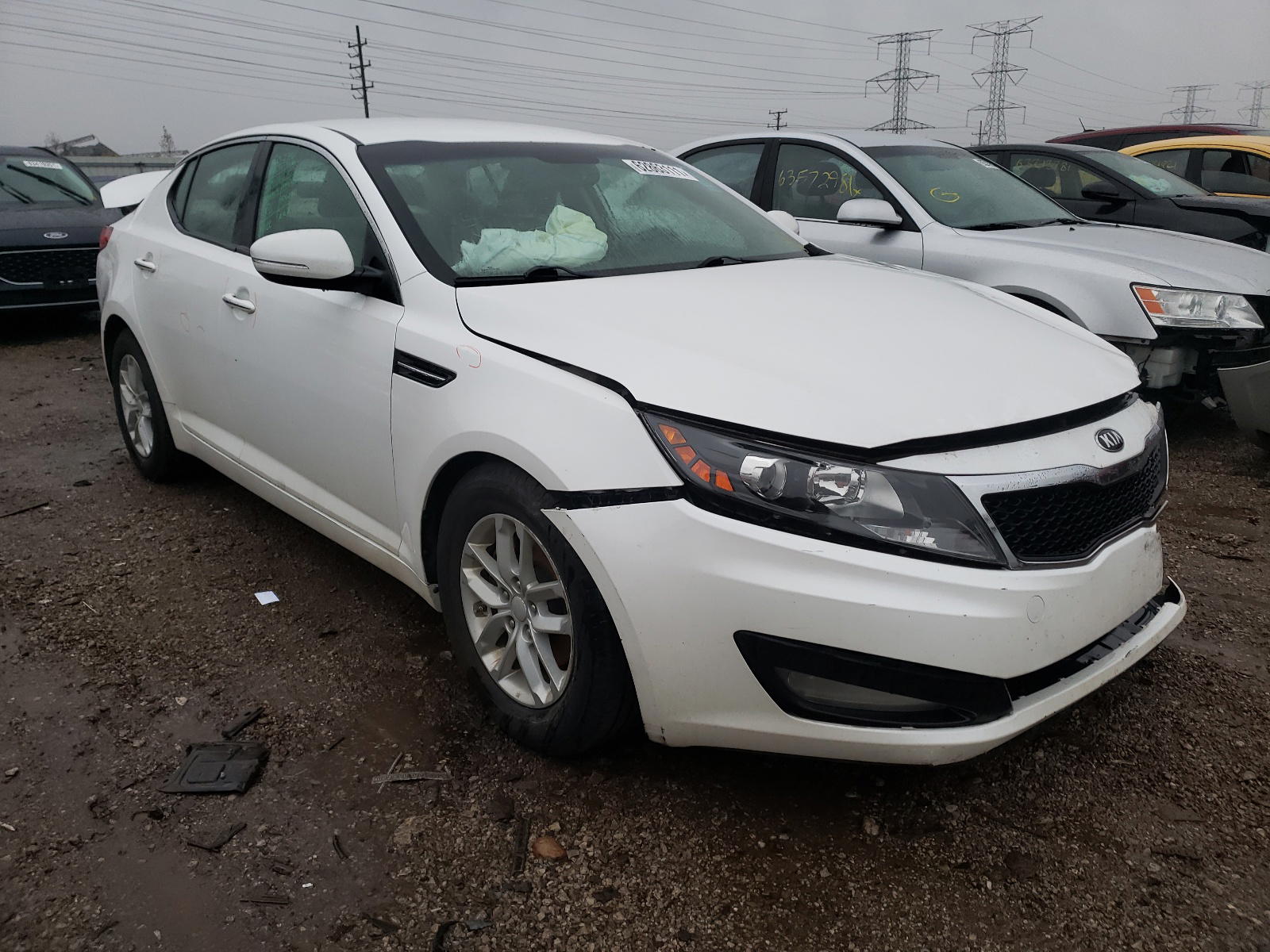 KIA OPTIMA LX 2013 with VIN KNAGM4A72D5367199 - Photo from auction