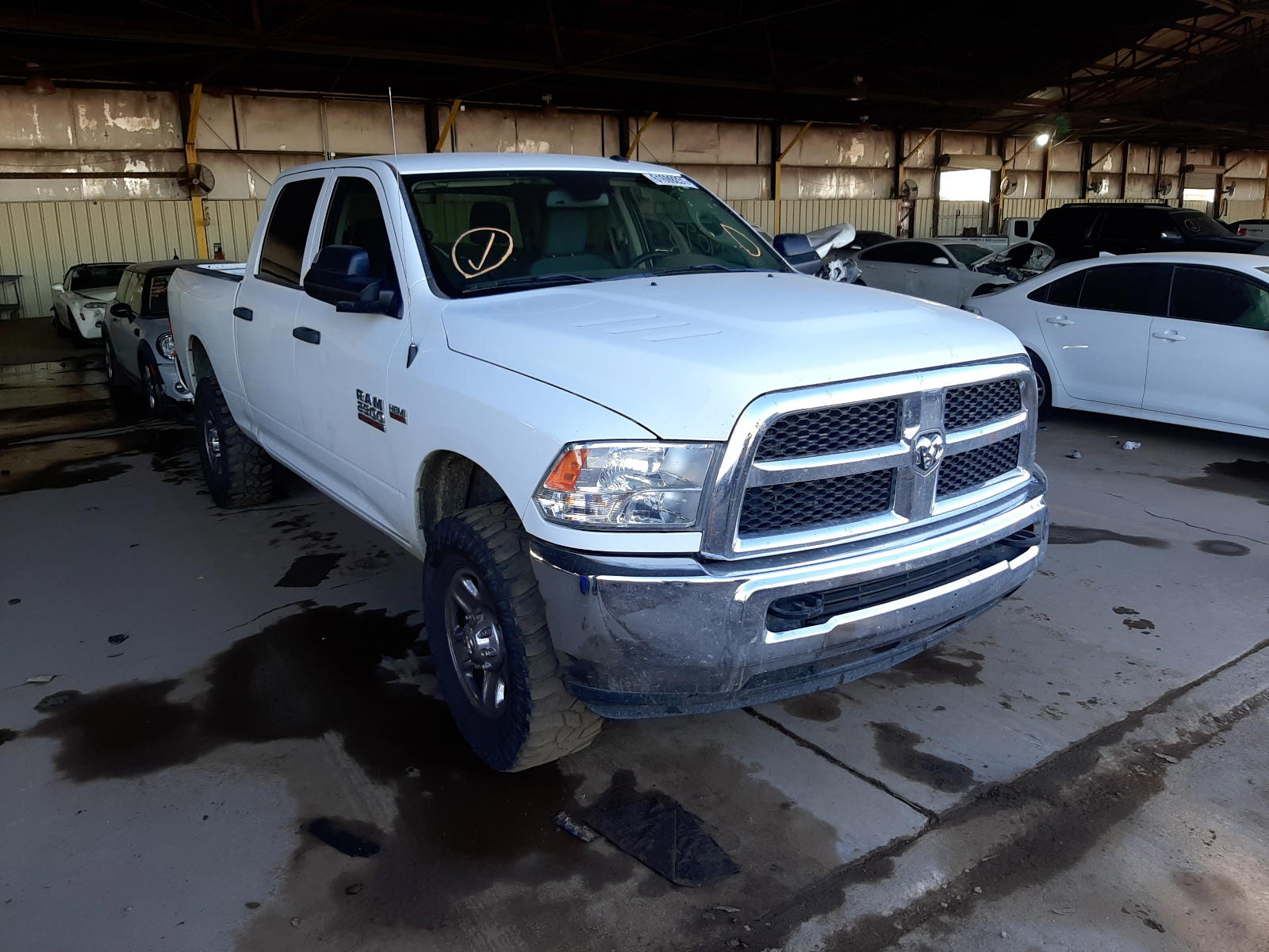 RAM 2500 ST 2018 with VIN 3C6UR5CJ3JG106844 - Photo from auction