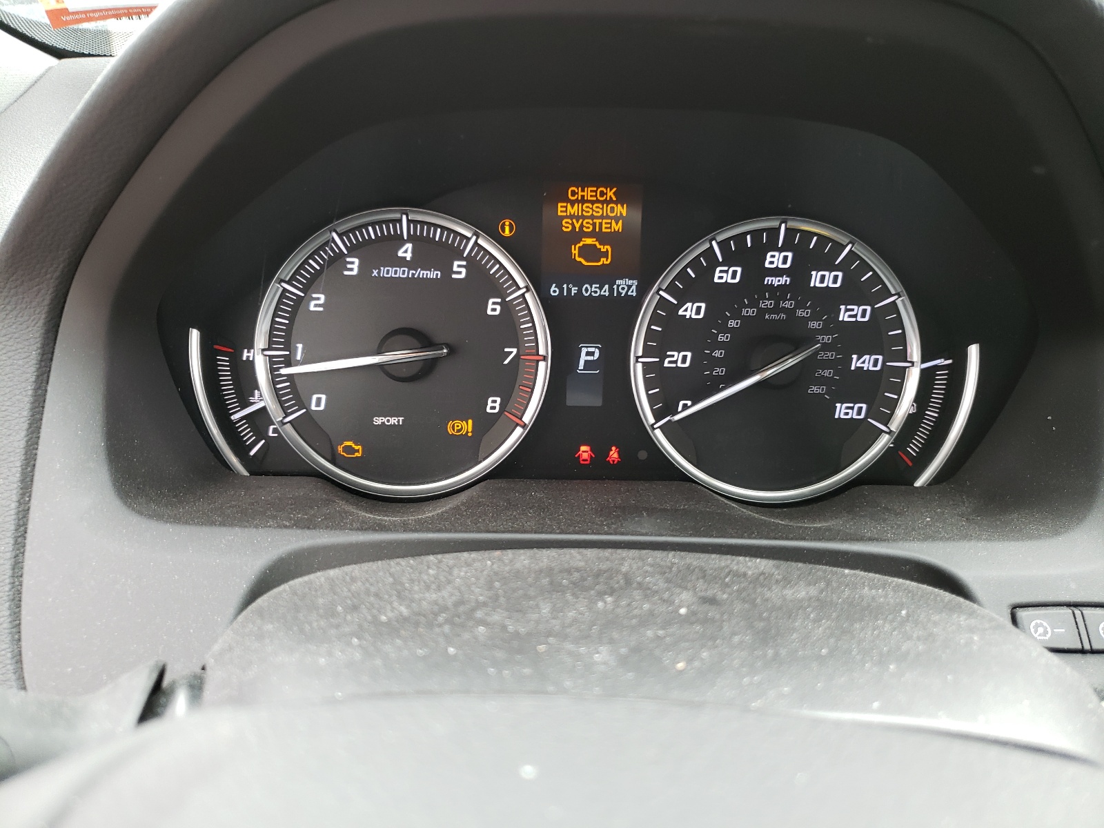 Zdjęcie 8 z aukcji – 2015 ACURA TLX z VIN 19UUB1F35FA002379