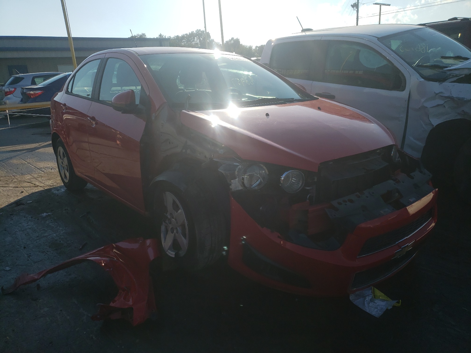 CHEVROLET SONIC LS 2015 with VIN 1G1JA5SH8F4218800 - Photo from auction