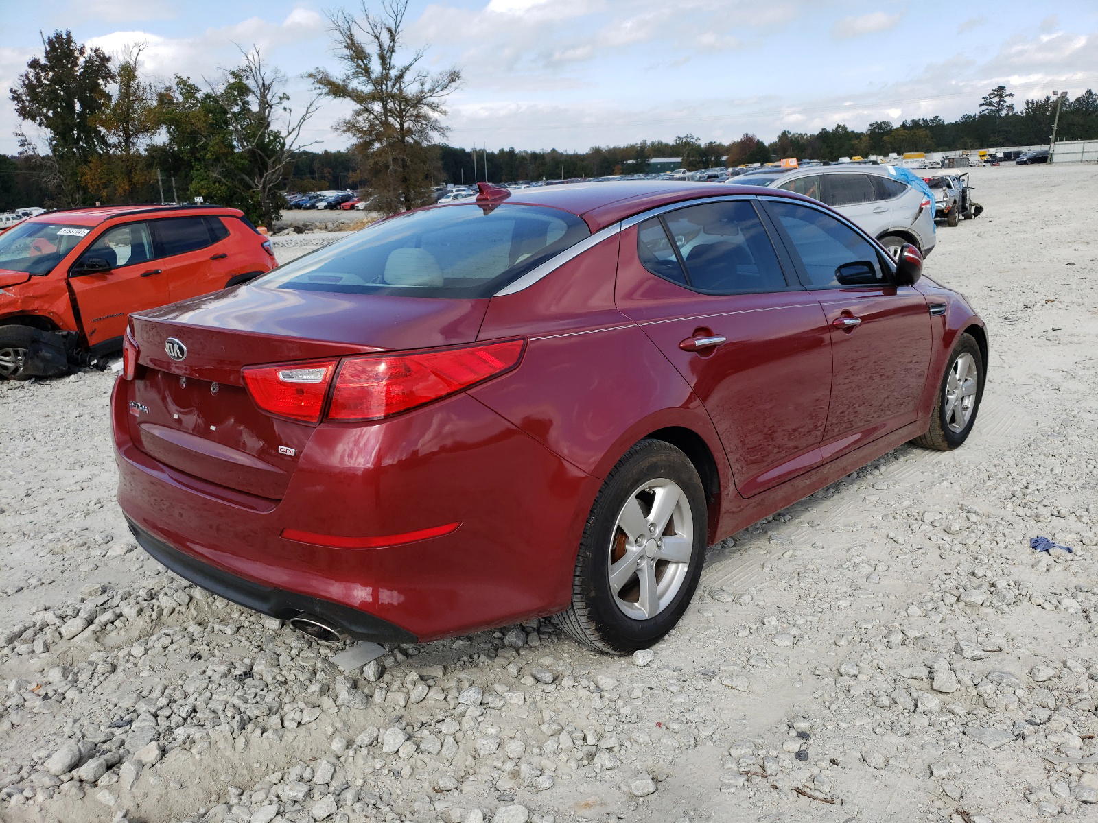 Photo 4 from auction – 2015 KIA OPTIMA LX with VIN 5XXGM4A74FG350146