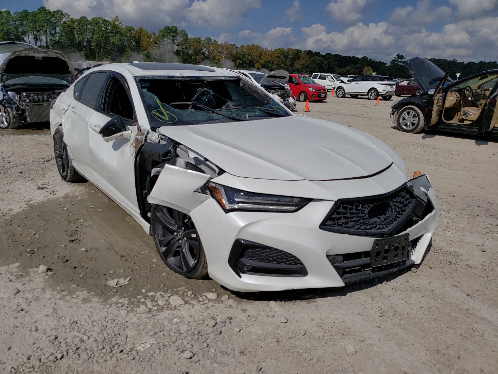 Photo 1 from auction – 2021 ACURA TLX TECH A with VIN 19UUB5F51MA011506