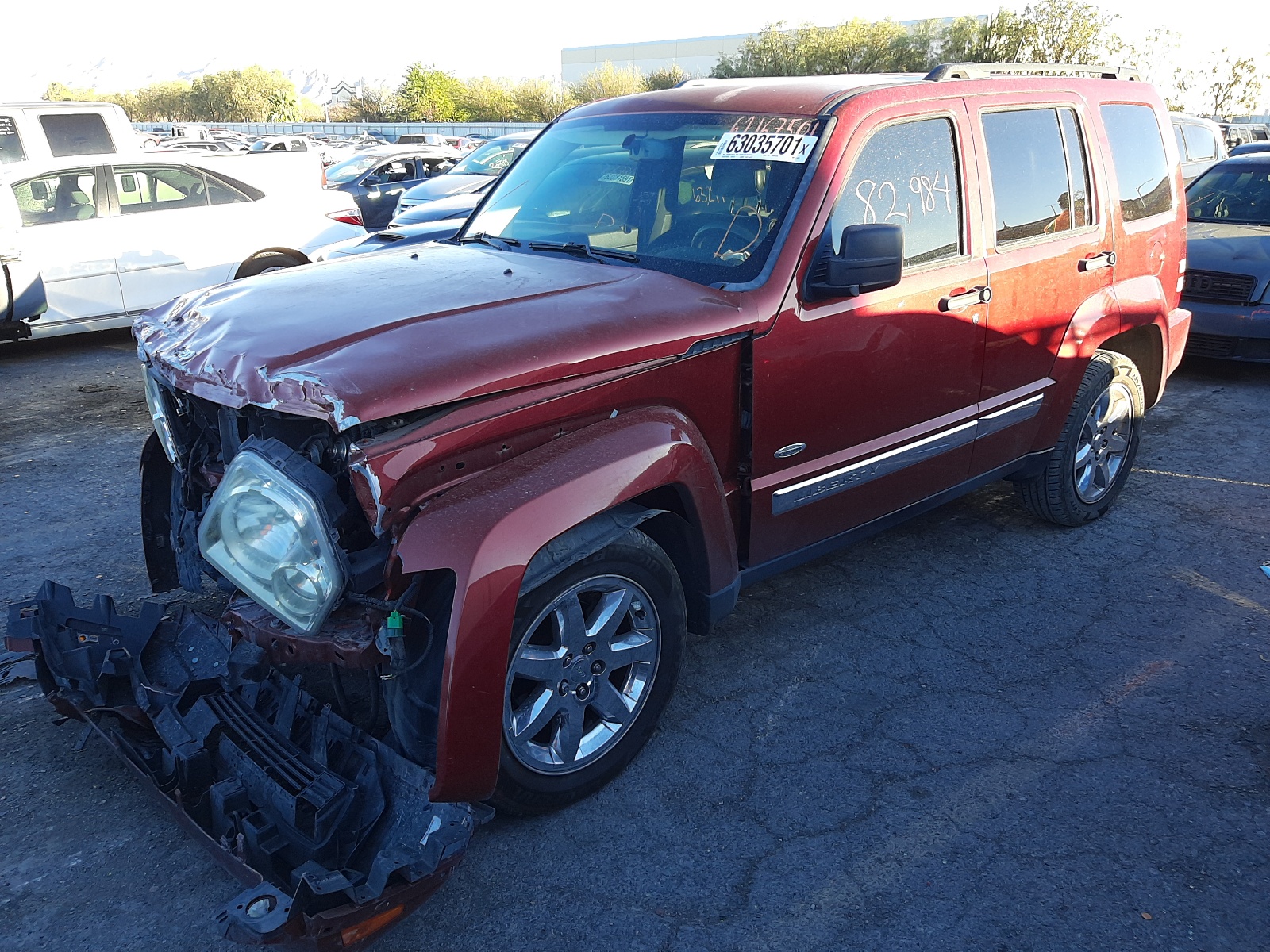 Photo 2 from auction – 2012 JEEP LIBERTY SP with VIN 1C4PJMAK9CW170829
