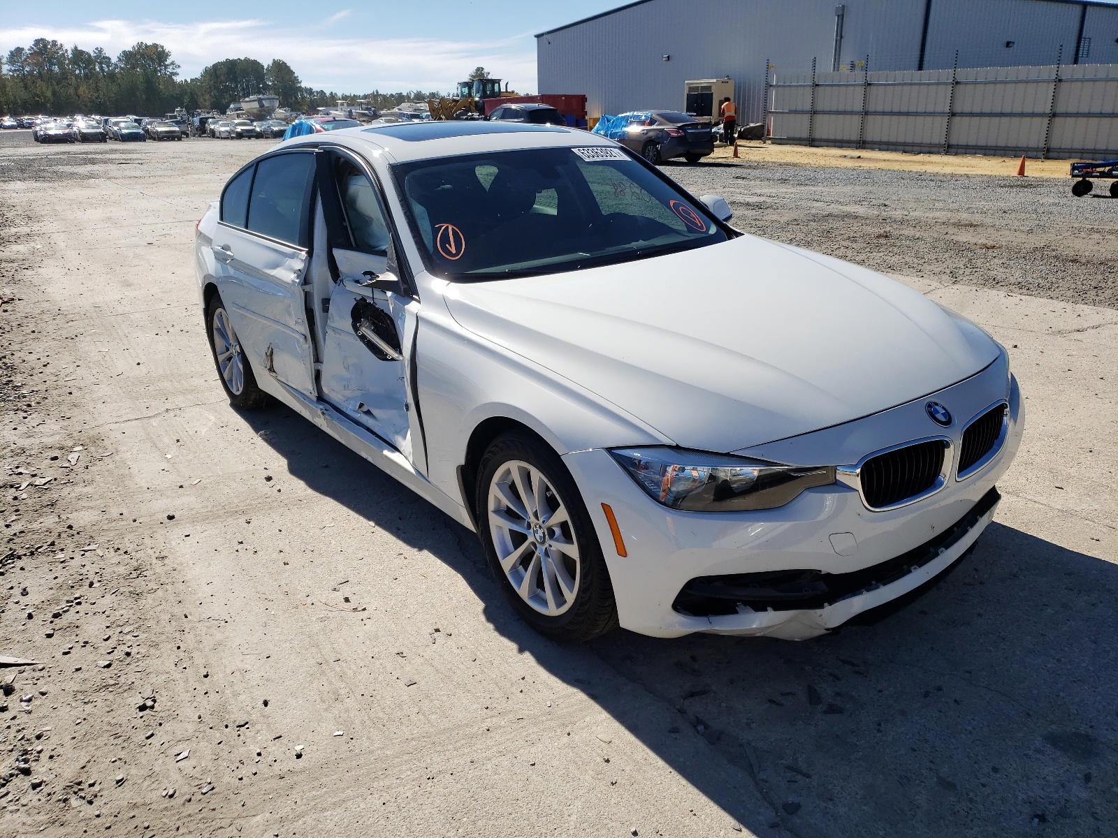 BMW 320 I 2016 with VIN WBA8E1G50GNT33692 - Photo from auction