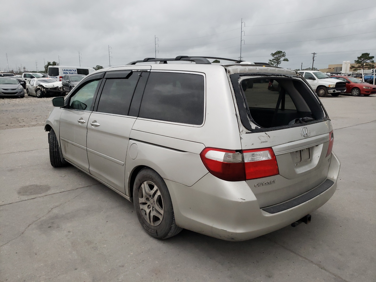 Photo 3 from auction – 2007 HONDA ODYSSEY EX with VIN 5FNRL38717B407273
