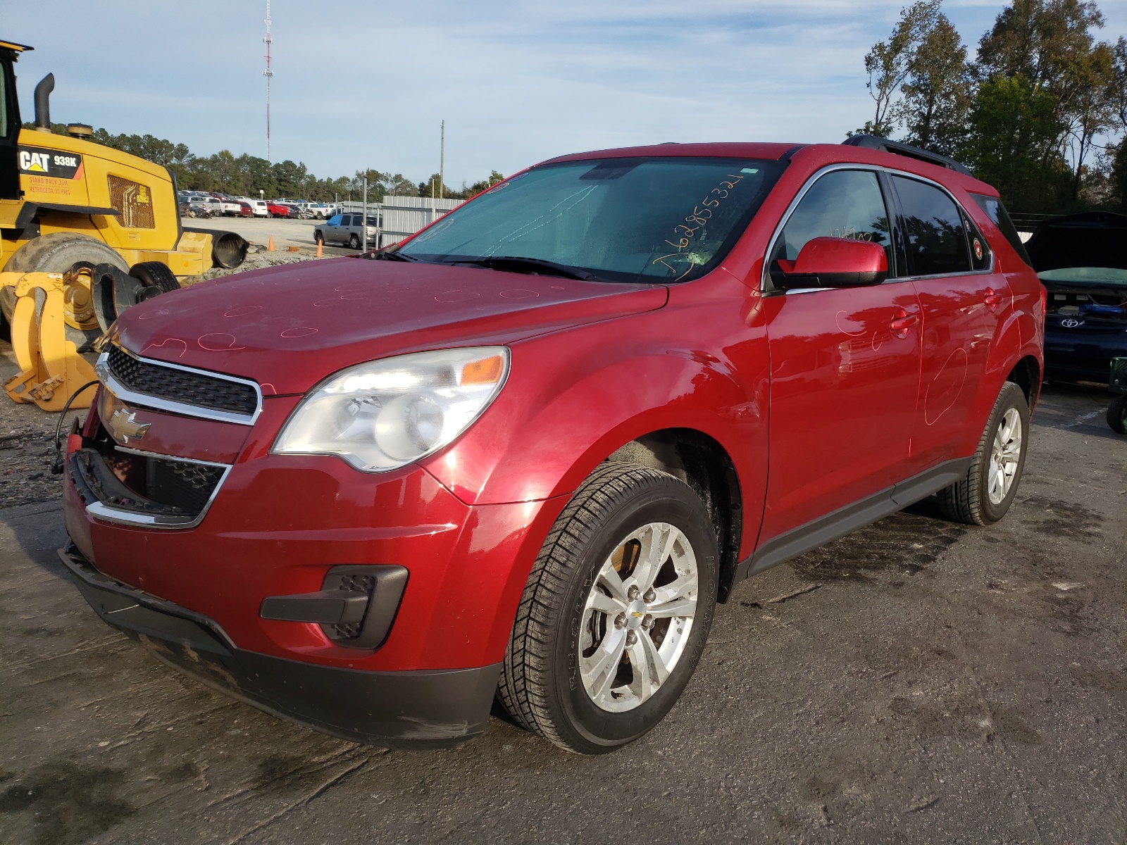 Photo 2 from auction – 2015 CHEVROLET EQUINOX LT with VIN 2GNALBEK1F1163682