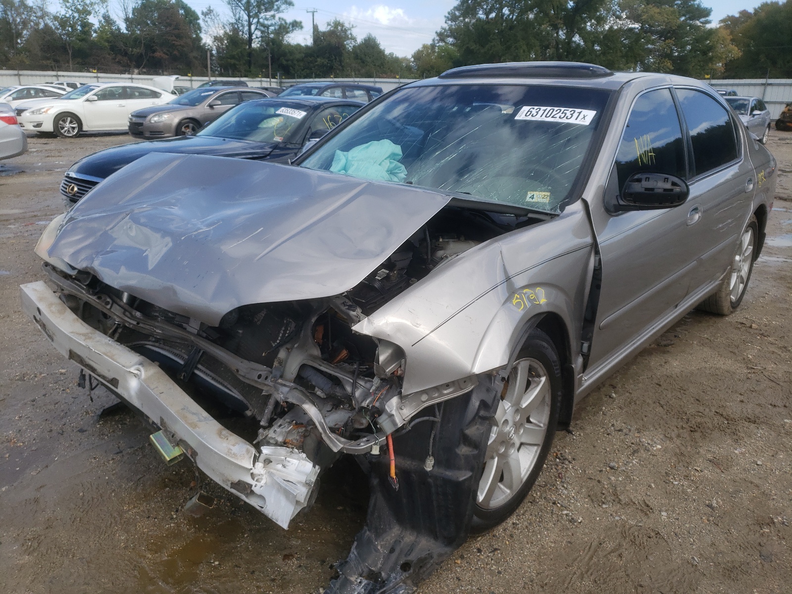 Photo 2 from auction – 2003 NISSAN MAXIMA GLE with VIN JN1DA31A13T430343