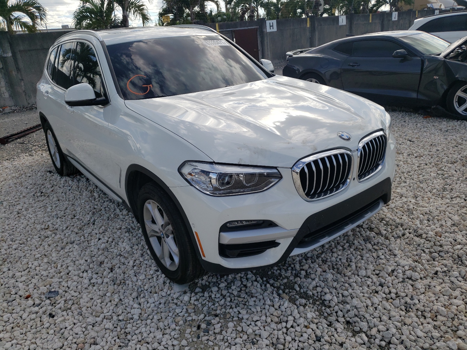 BMW X3 SDRIVE3 2020 with VIN 5UXTY3C02L9C90424 - Photo from auction