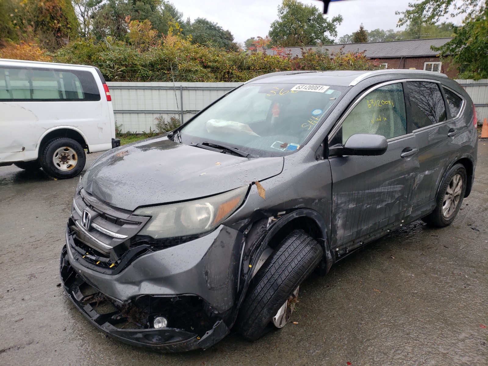 Photo 2 from auction – 2014 HONDA CR-V EXL with VIN 5J6RM3H70EL024491