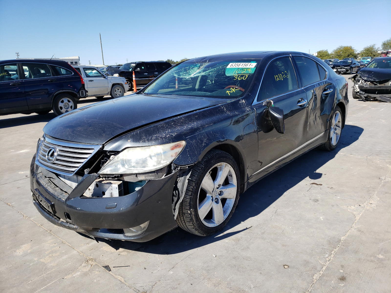 Photo 2 from auction – 2011 LEXUS LS 460 with VIN JTHBL5EF8B5107750