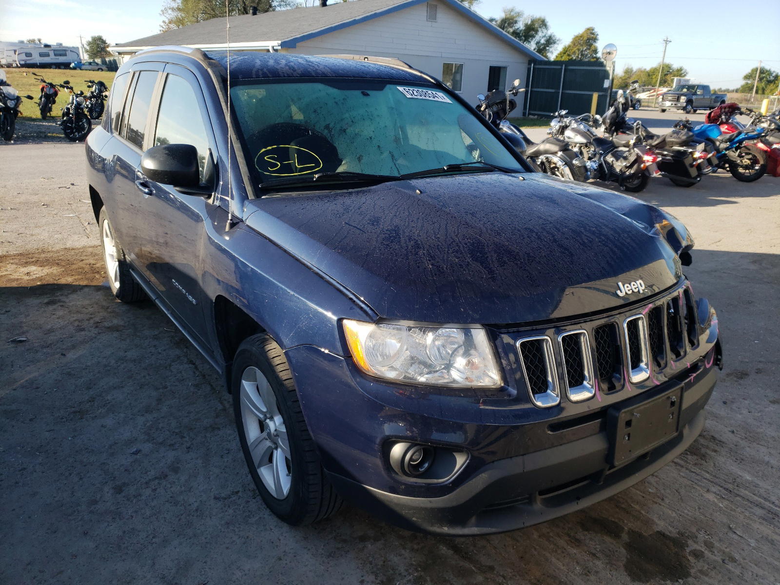 JEEP COMPASS SP 2012 with VIN 1C4NJCBA8CD601468 - Photo from auction