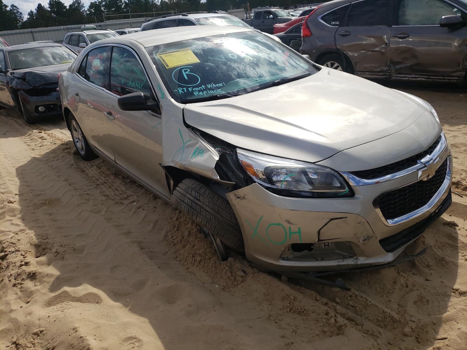 CHEVROLET MALIBU LS 2014 with VIN 1G11A5SLXEF290217 - Photo from auction