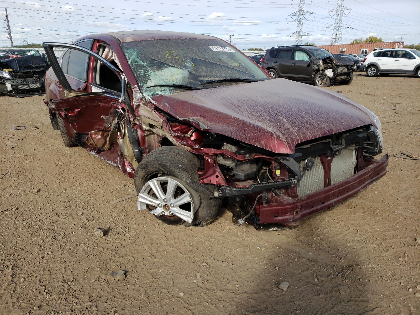 SUBARU LEGACY 2.5 2011 with VIN 4S3BMCG69B3215046 - Photo from auction