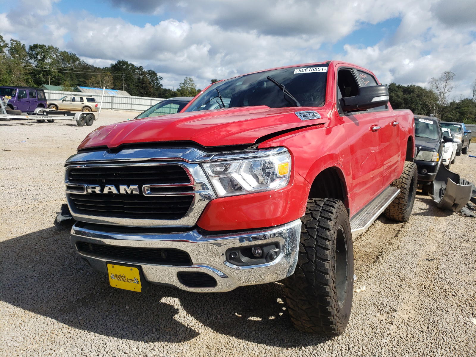 Photo 2 from auction – 2019 RAM 1500 BIG H with VIN 1C6SRFFTXKN668761