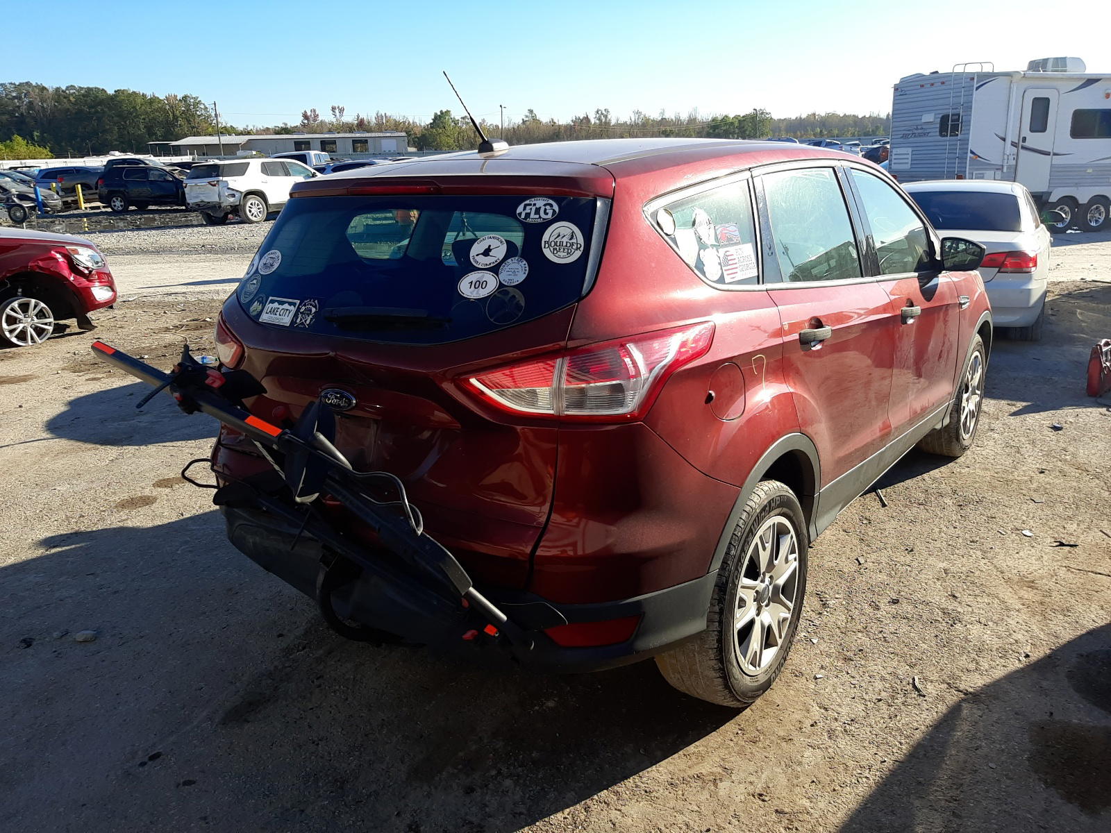 Photo 4 from auction – 2014 FORD ESCAPE S with VIN 1FMCU0F77EUB43237