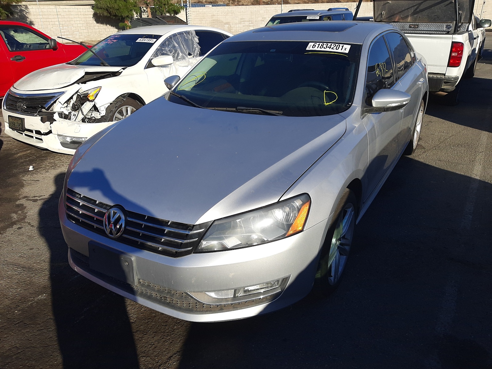Photo 2 from auction – 2012 VOLKSWAGEN PASSAT SEL with VIN 1VWCN7A32CC040094