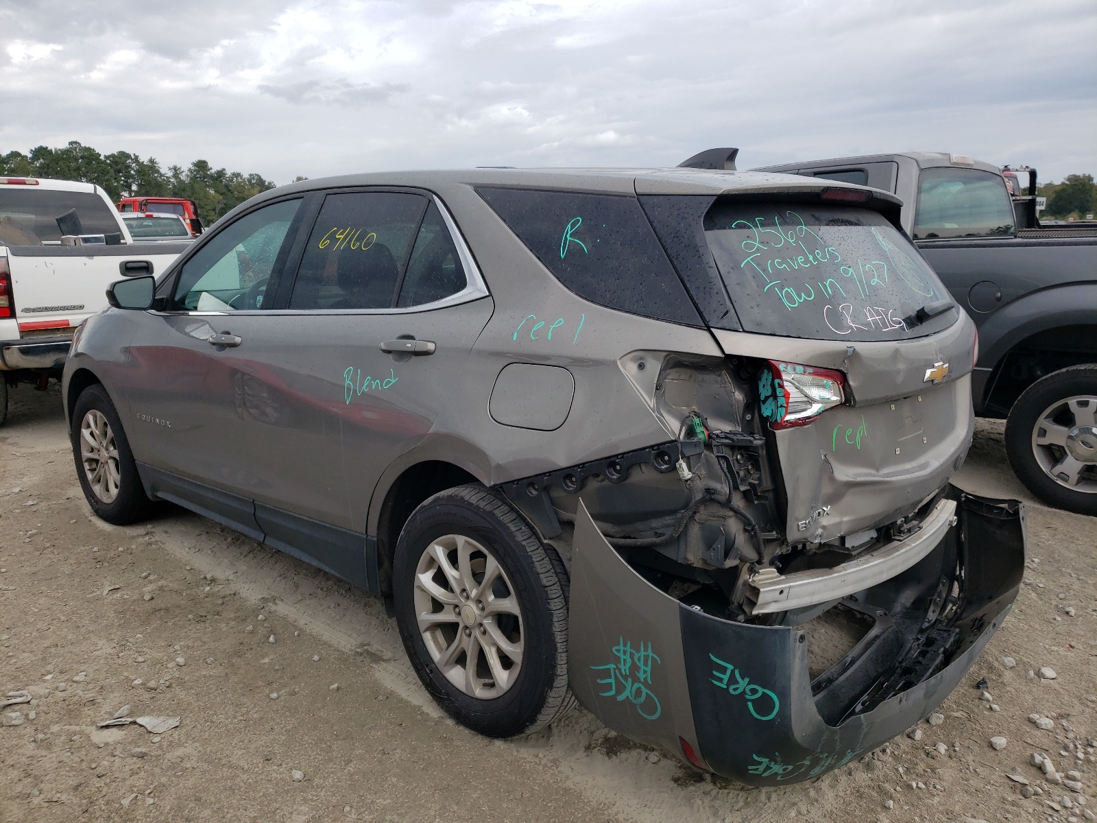 Photo 3 from auction – 2018 CHEVROLET EQUINOX LT with VIN 3GNAXJEV3JL119926