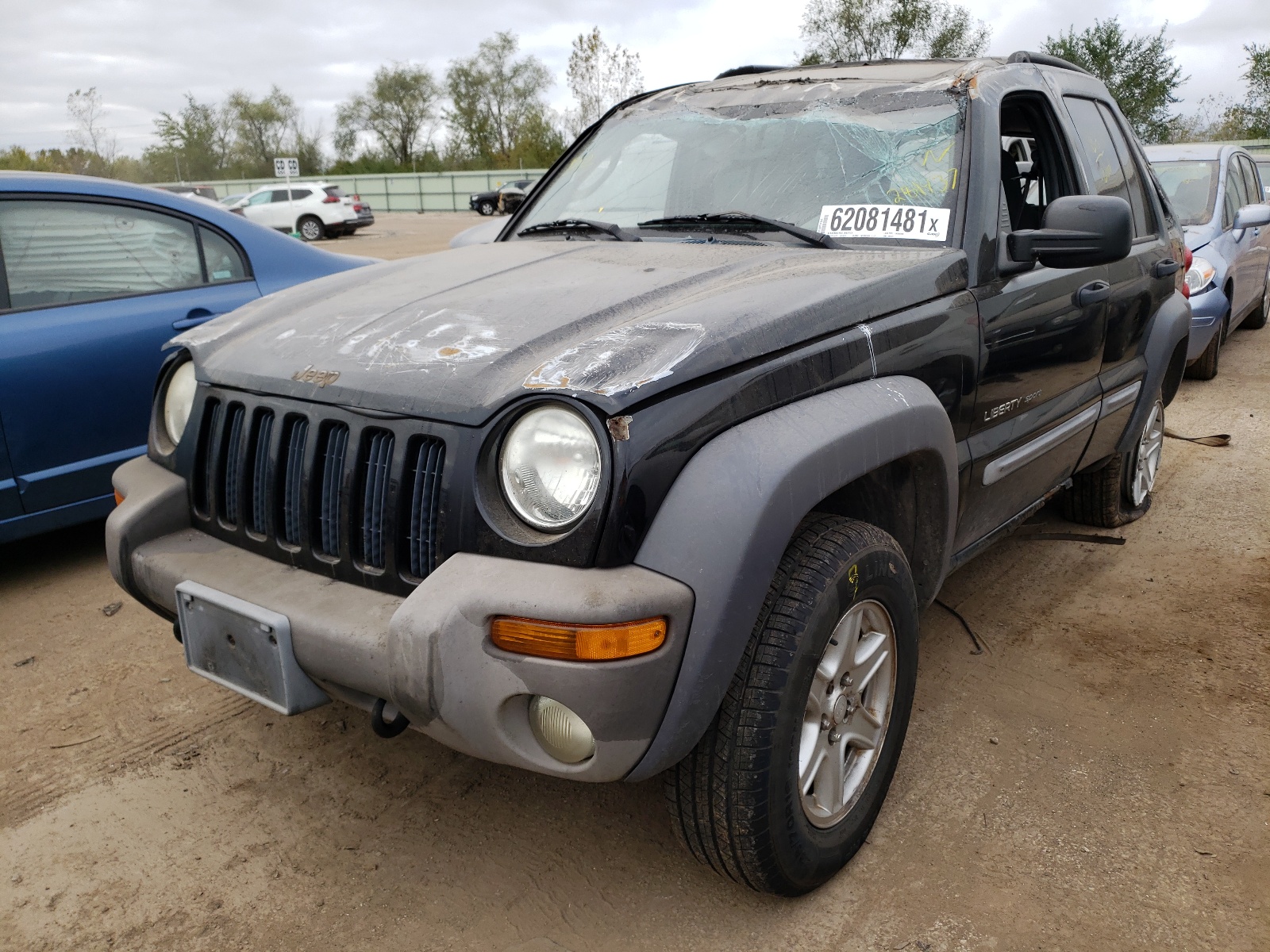 Photo 2 from auction – 2002 JEEP LIBERTY SP with VIN 1J4GL48K92W281437
