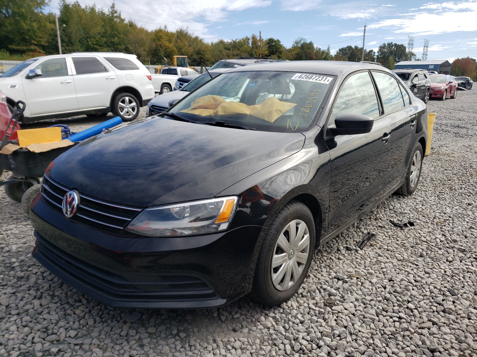 Photo 2 from auction – 2015 VOLKSWAGEN JETTA with VIN 3VW2K7AJ4FM280088