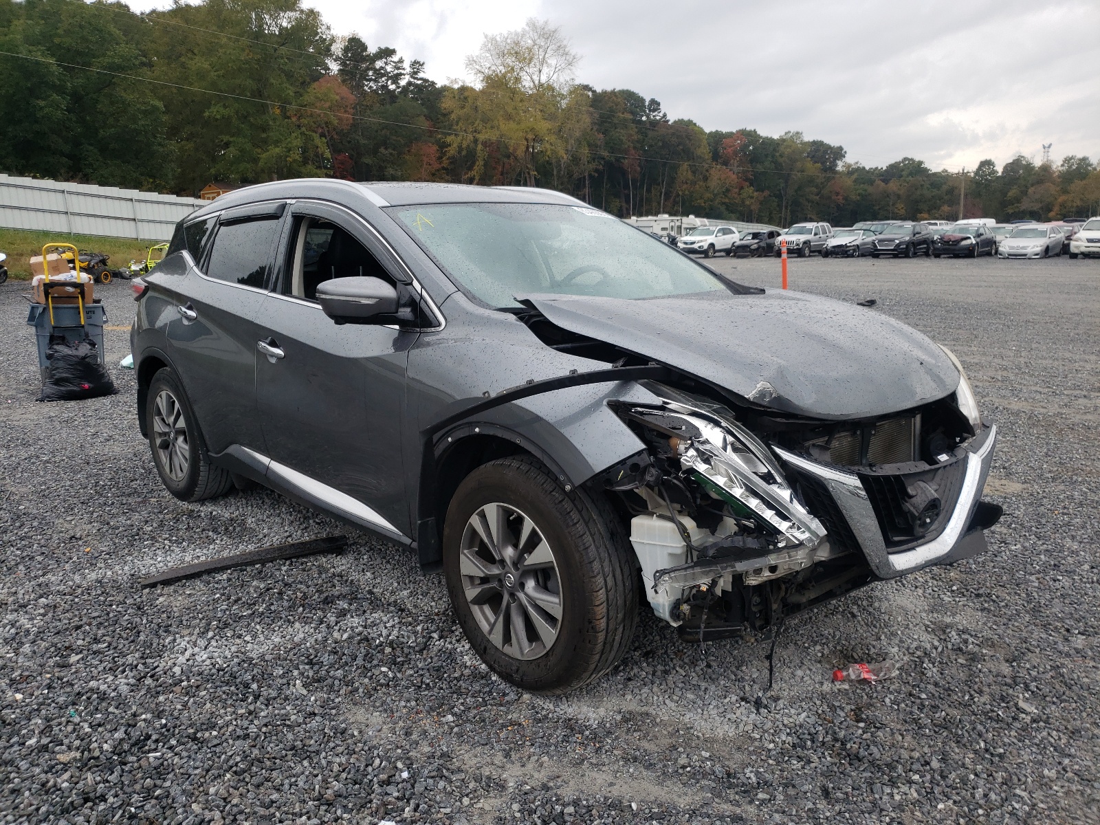 NISSAN MURANO 2015 with VIN 5N1AZ2MH9FN243741 - Photo from auction