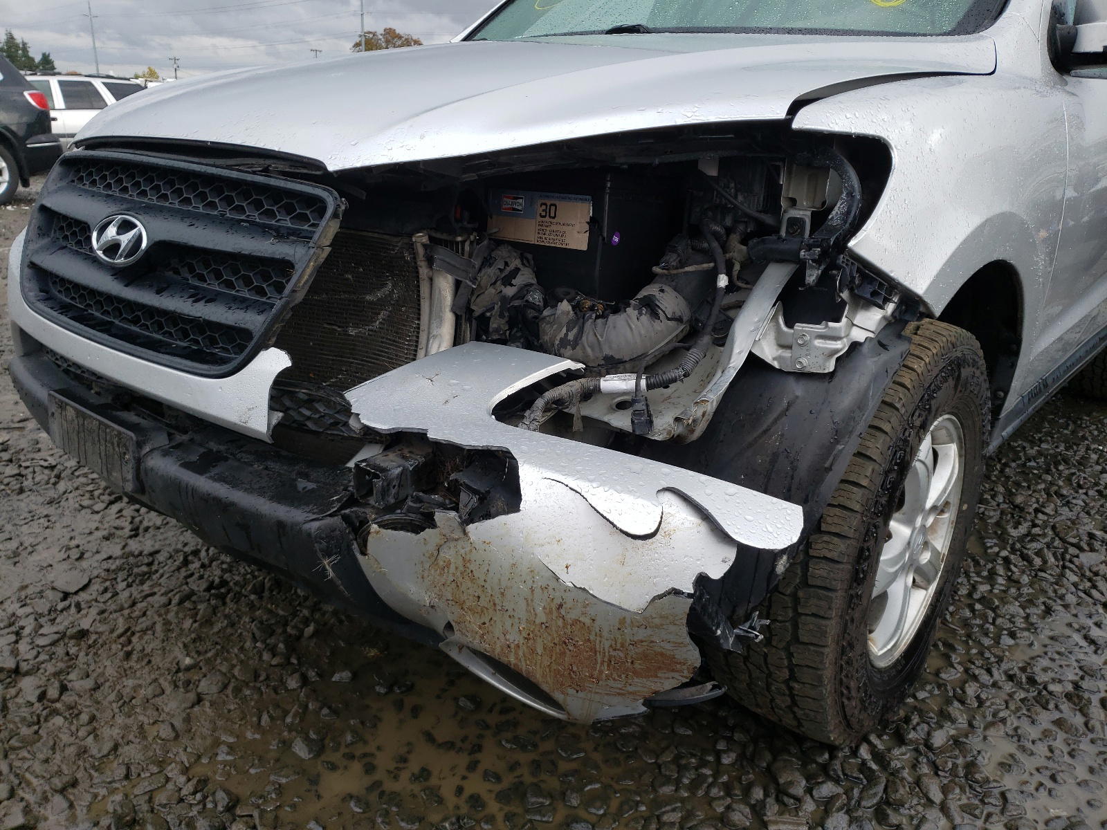 Photo 9 from auction – 2008 HYUNDAI SANTA FE G with VIN 5NMSG73D48H207708