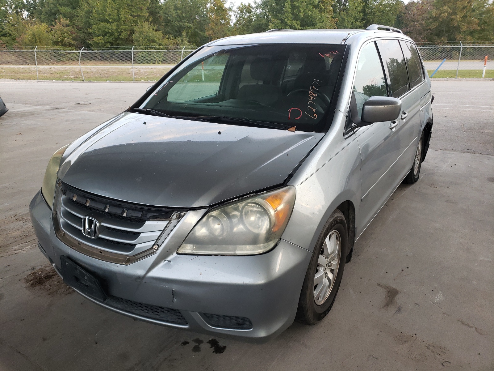 Photo 2 from auction – 2008 HONDA ODYSSEY EX with VIN 5FNRL38438B110156