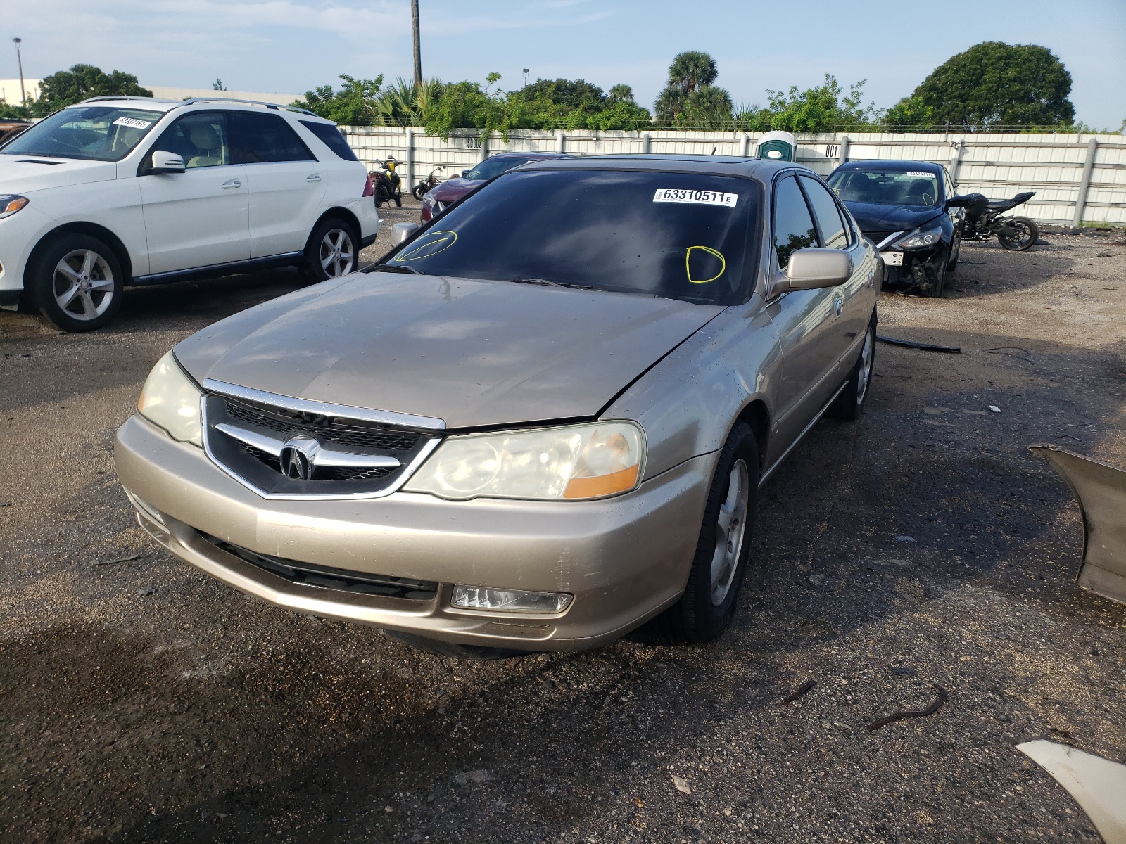 Photo 2 from auction – 2003 ACURA 3.2TL with VIN 19UUA56773A039362
