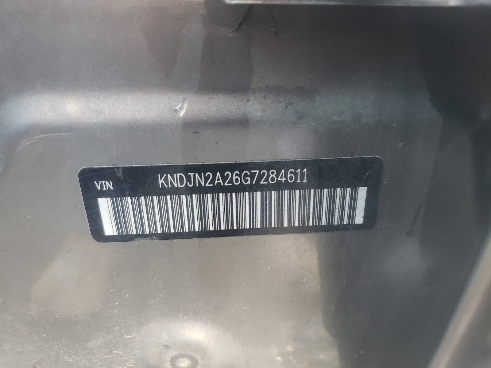 Photo 10 from auction – 2016 KIA SOUL with VIN KNDJN2A26G7284611