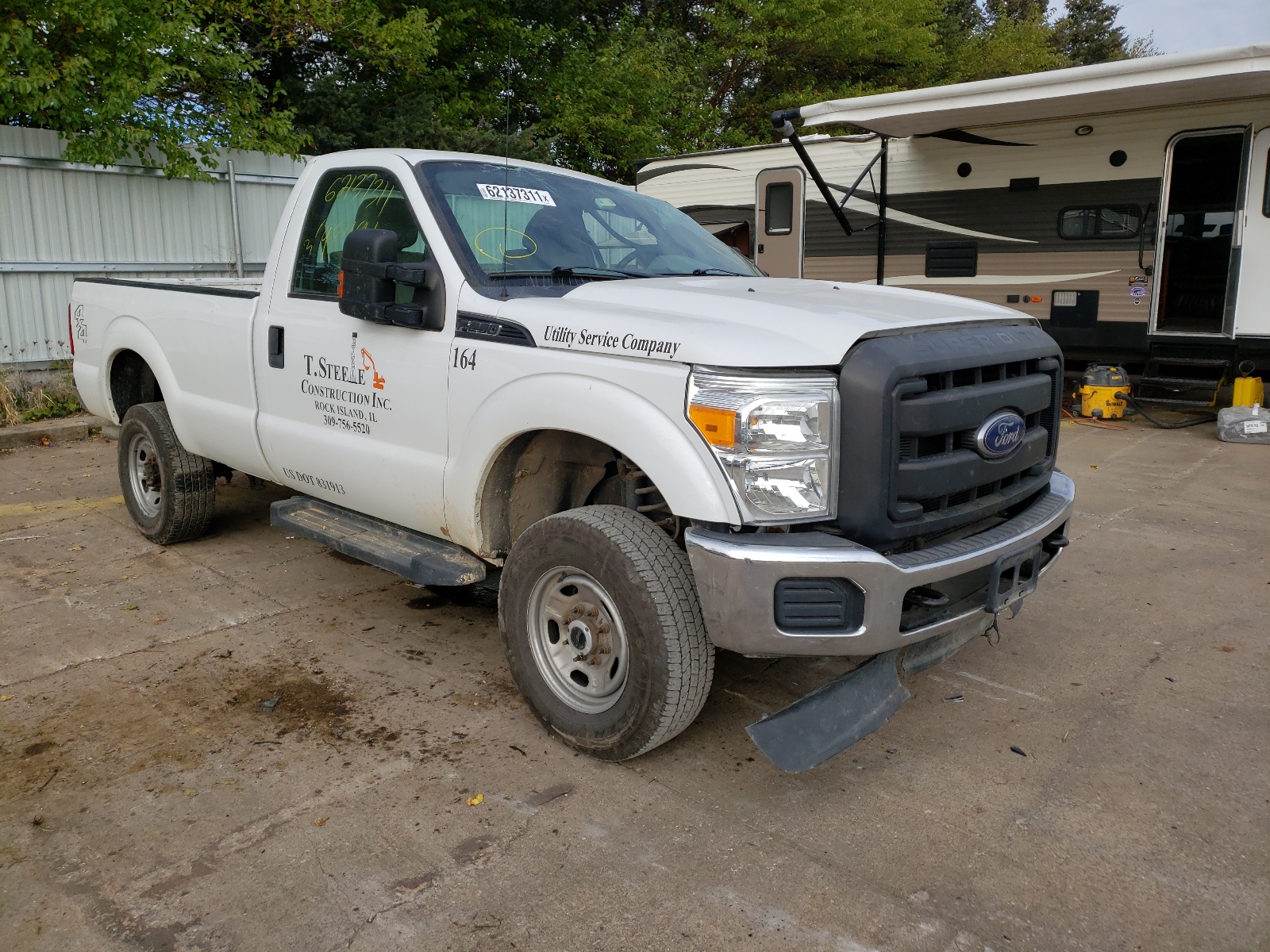 FORD F250 SUPER 2016 with VIN 1FTBF2B66GEA74766 - Photo from auction