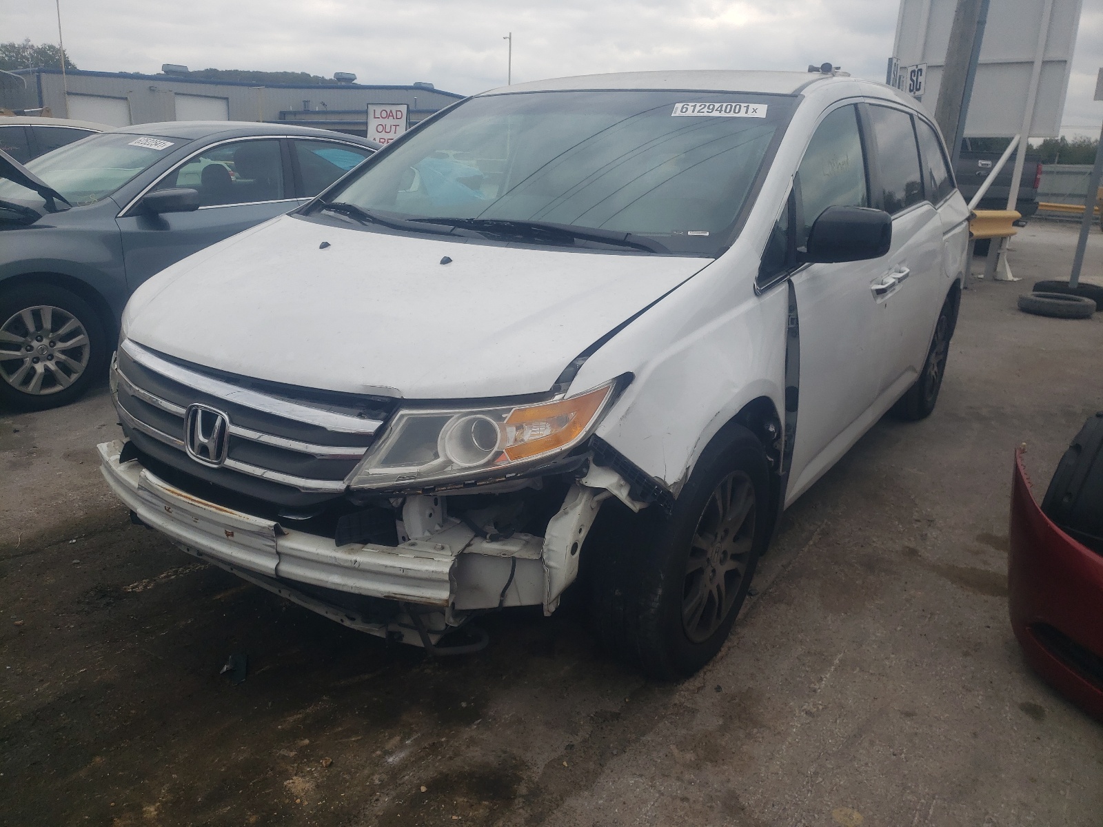 Photo 14 from auction – 2011 HONDA ODYSSEY EX with VIN 5FNRL5H43BB037339