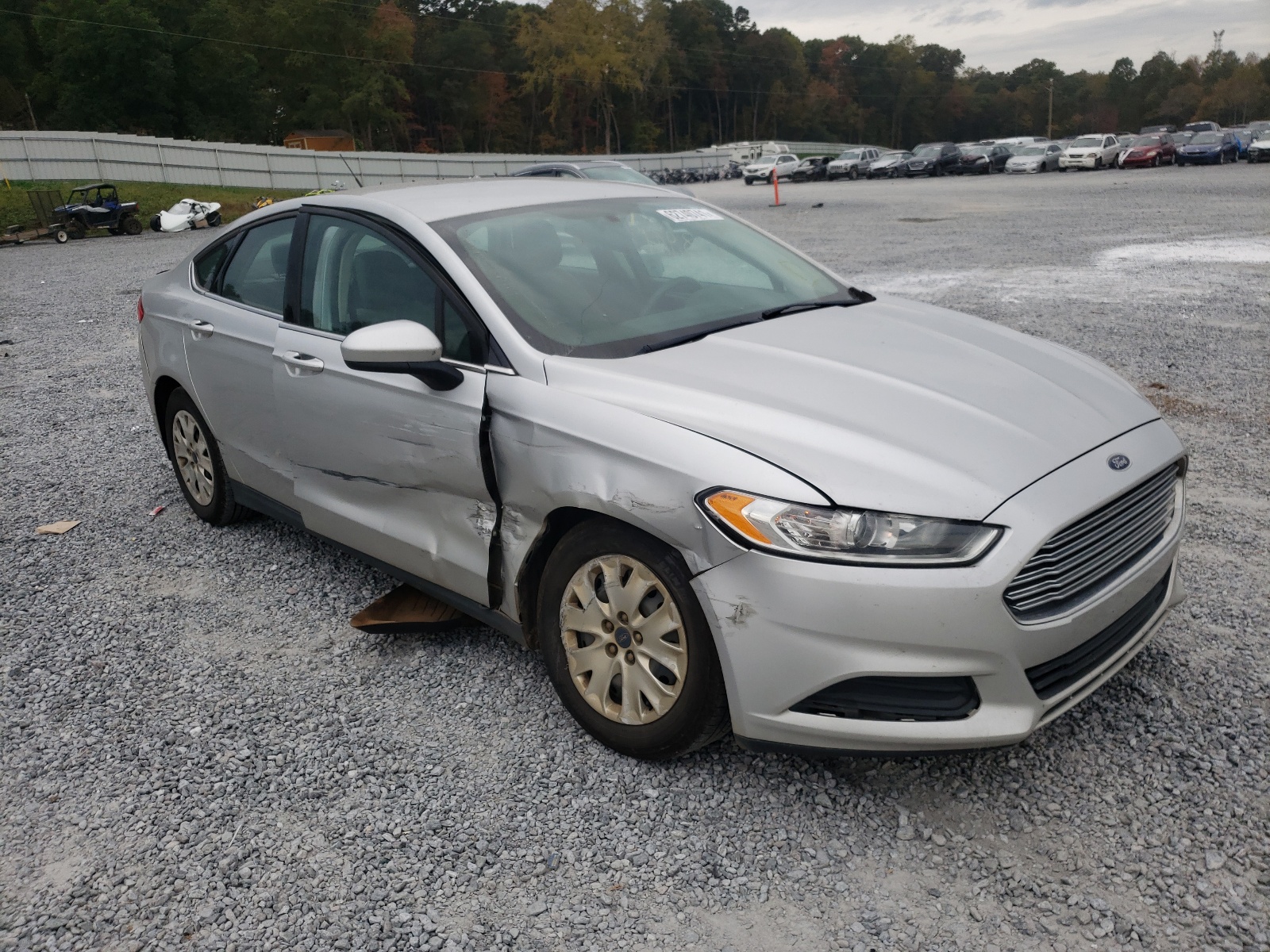 FORD FUSION S 2014 with VIN 1FA6P0G76E5374220 - Photo from auction