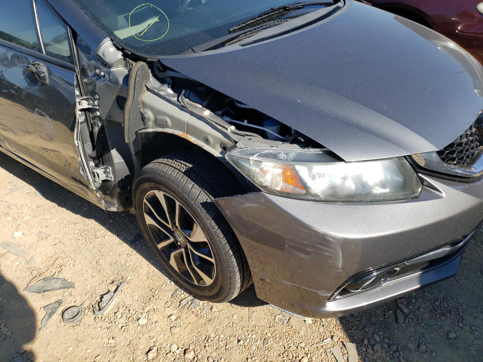 Photo 9 from auction – 2013 HONDA CIVIC EXL with VIN 19XFB2F91DE033222