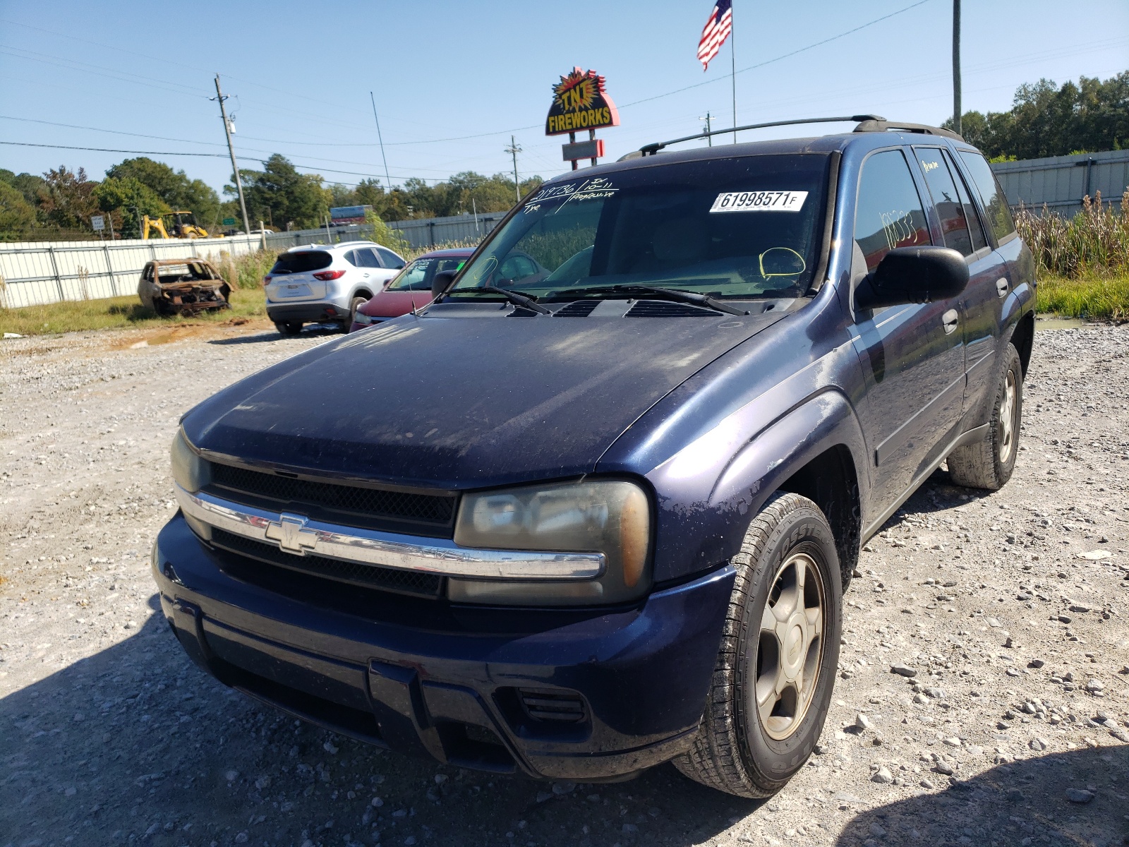 Photo 2 from auction – 2008 CHEVROLET TRAILBLAZE with VIN 1GNDS13S682156131