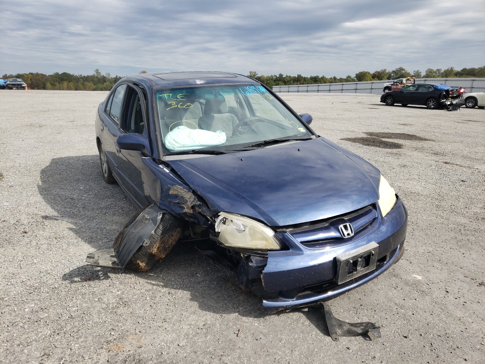 Photo 1 from auction – 2005 HONDA CIVIC EX with VIN 2HGES267X5H541013