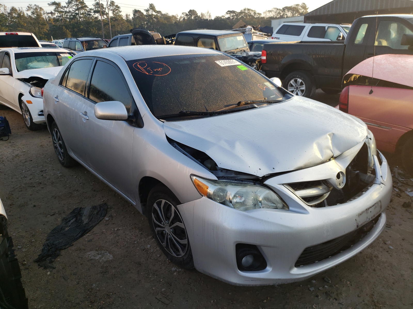 TOYOTA COROLLA BA 2011 with VIN 2T1BU4EE7BC600676 - Photo from auction