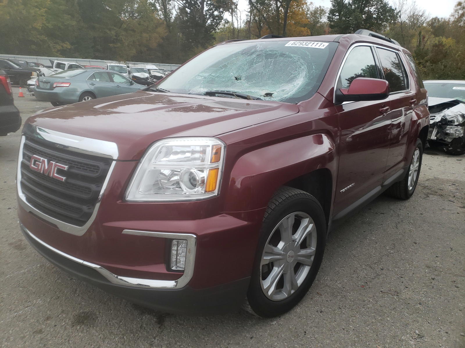 Photo 2 from auction – 2017 GMC TERRAIN SL with VIN 2GKFLNE32H6186407
